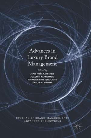 Advances in Luxury Brand Management de Jean-Noël Kapferer