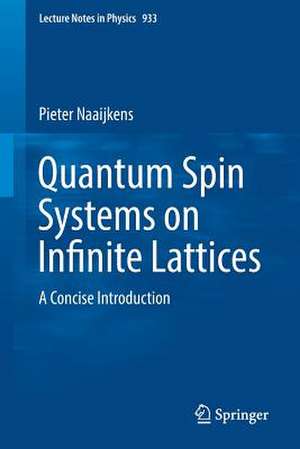 Quantum Spin Systems on Infinite Lattices: A Concise Introduction de Pieter Naaijkens