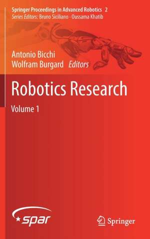 Robotics Research: Volume 1 de Antonio Bicchi