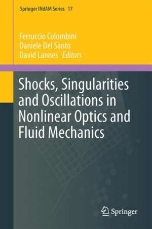 Shocks, Singularities and Oscillations in Nonlinear Optics and Fluid Mechanics de Ferruccio Colombini