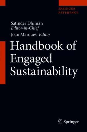 Handbook of Engaged Sustainability de Satinder Dhiman