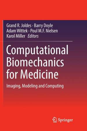 Computational Biomechanics for Medicine: Imaging, Modeling and Computing de Grand R. Joldes