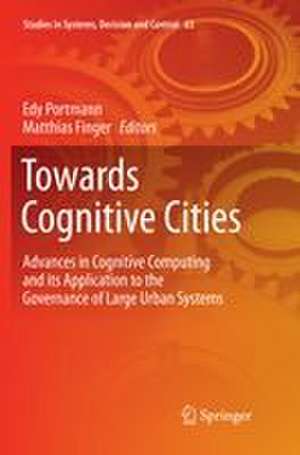 Towards Cognitive Cities de Edy Portmann