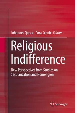 Religious Indifference de Johannes Quack
