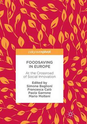 Foodsaving in Europe: At the Crossroad of Social Innovation de Simone Baglioni