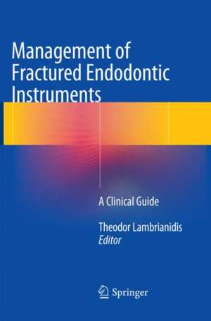 Management of Fractured Endodontic Instruments: A Clinical Guide de Theodor Lambrianidis