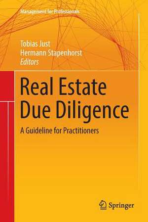 Real Estate Due Diligence: A Guideline for Practitioners de Tobias Just