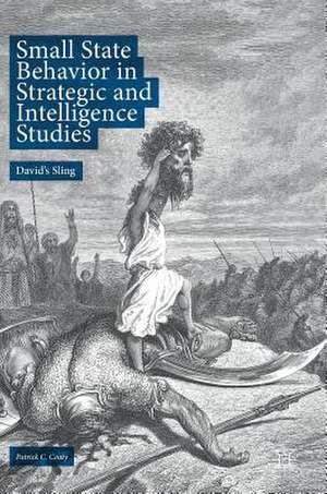 Small State Behavior in Strategic and Intelligence Studies: David’s Sling de Patrick C. Coaty