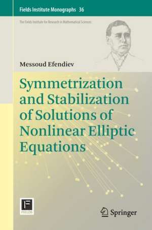 Symmetrization and Stabilization of Solutions of Nonlinear Elliptic Equations de Messoud Efendiev