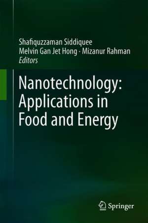 Nanotechnology: Applications in Energy, Drug and Food de Shafiquzzaman Siddiquee