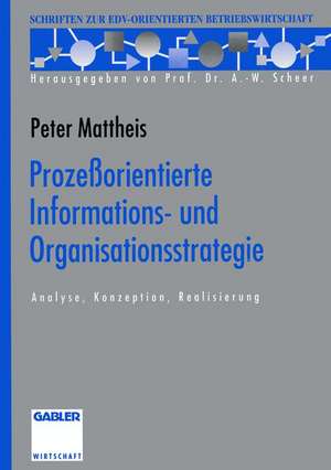 Prozeßorientierte Informations- und Organisationsstrategie: Analyse, Konzeption, Realisierung de Peter Mattheis