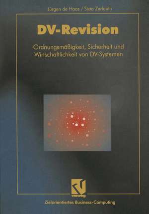 DV-Revision: Ordnungsmäßigkeit, Sicherheit und Wirtschaftlichkeit von DV-Systemen de Jürgen de Haas