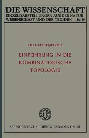 Einführung in die kombinatorische Topologie de Kurt Reidemeister