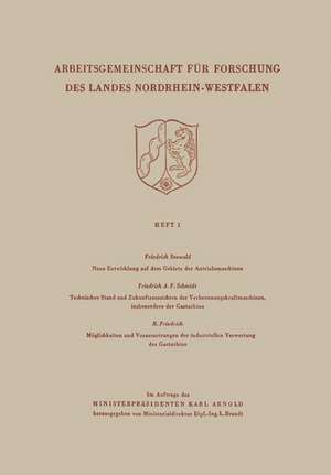 Arbeitsgemeinschaft für Forschung des Landes Nordrhein-Wesfalen de Friedrich Seewald