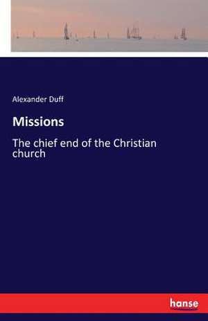 Missions de Alexander Duff