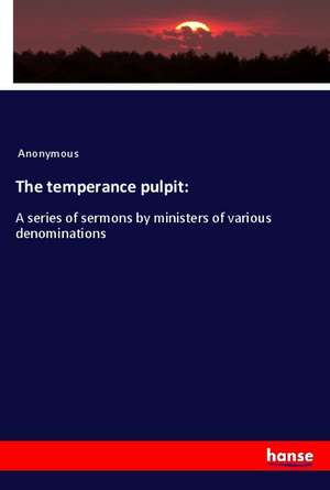 The temperance pulpit: de Anonymous