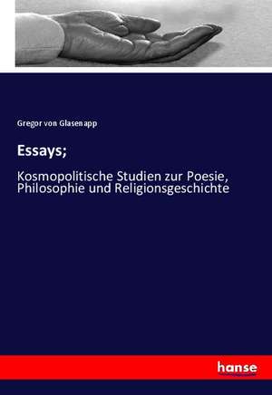 Essays; de Gregor von Glasenapp