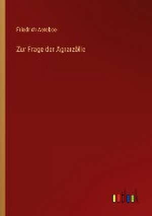 Zur Frage der Agrarzölle de Friedrich Aereboe