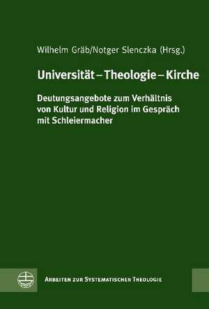 Universität - Theologie - Kirche de Wilhelm Gräb