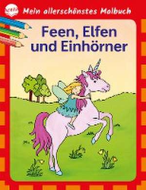 Mein allerschönstes Malbuch. Feen, Elfen, Einhörner de Birgitta Nicolas