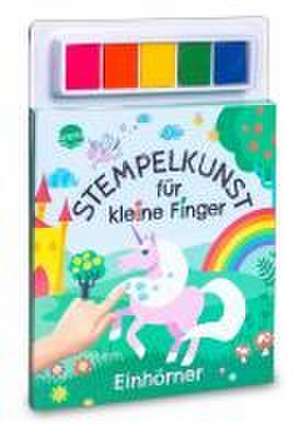 Stempelkunst für kleine Finger. Einhörner de Hinkler