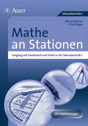 Mathe an Stationen, Umgang mit Geodreieck & Zirkel de Marco Bettner