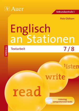 Englisch an Stationen spezial Textarbeit 7-8 de Pete Oldham