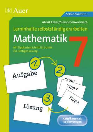 Lerninhalte selbstständig erarbeiten Mathematik 7 de Ahenk Cakar