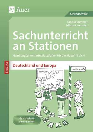 Sachunterricht an Stationen Deutschland & Europa de Sandra Sommer