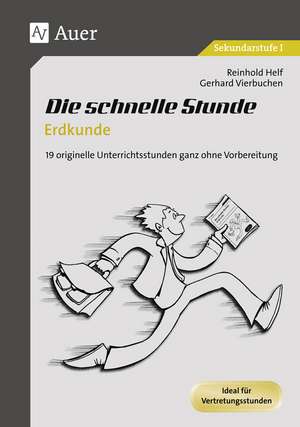 Die schnelle Stunde Erdkunde de Reinhold Helf