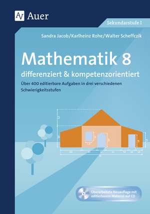 Mathematik 8 differenziert u. kompetenzorientiert de Sandra Jacob