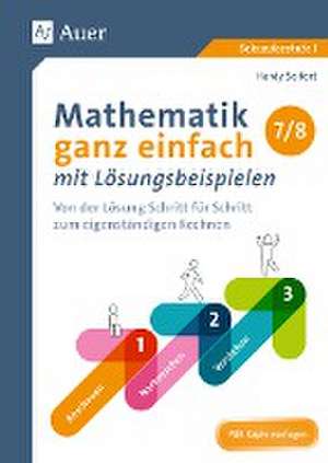 Mathematik ganz einfach mit Lösungsbeispielen 7-8 de Hardy Seifert