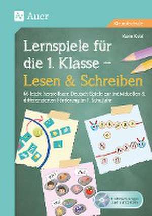 Lernspiele für die 1. Klasse - Lesen & Schreiben de Karin Kobl