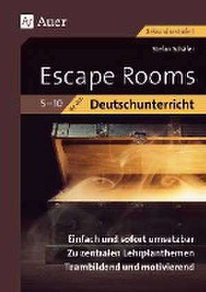 Escape Rooms für den Deutschunterricht 5-10 de Stefan Schäfer