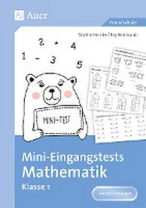 Mini-Eingangstests Mathematik - Klasse 1 de Patrycja Frenz