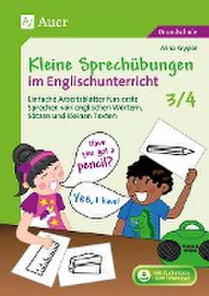 Kleine Sprechübungen im Englischunterricht de Alina Krygiel