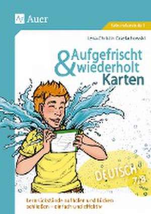 Aufgefrischt-und-wiederholt-Karten Deutsch 7-8 de Lena-Christin Grzelachowski