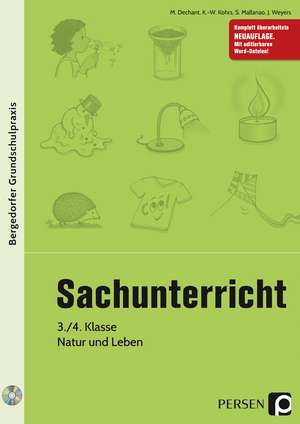 Sachunterricht - 3./4. Klasse, Natur und Leben de M. Dechant