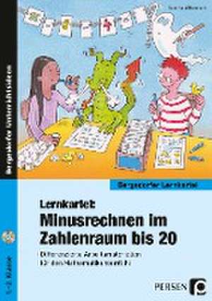 Lernkartei: Minusrechnen im Zahlenraum bis 20 de Sabrina Willwersch