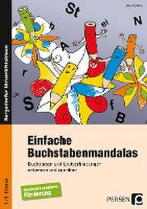 Einfache Buchstabenmandalas de Jana Schüler