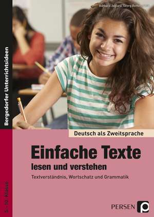 Einfache Texte lesen und verstehen de Barbara Jaglarz