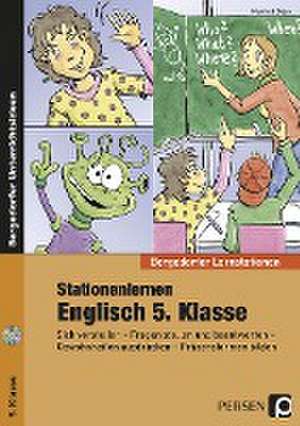 Stationenlernen Englisch 5. Klasse de Manfred Bojes