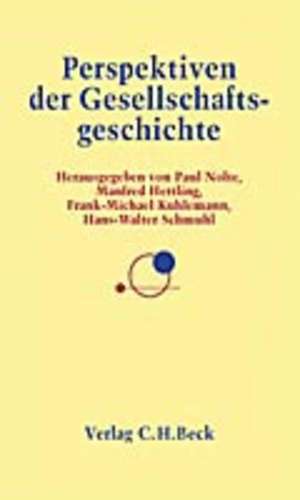 Perspektiven der Gesellschaftsgeschichte de Paul Nolte