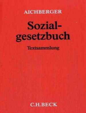 Sozialgesetzbuch (ohne Fortsetzungsnotierung). Inkl. 165. Ergänzungslieferung de Friedrich Aichberger