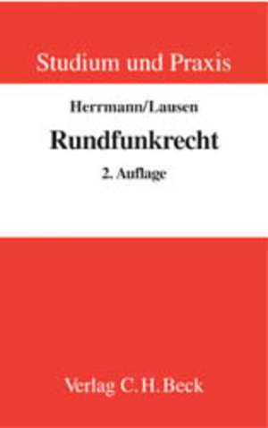 Rundfunkrecht de Günter Herrmann