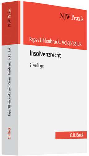 Insolvenzrecht de Gerhard Pape