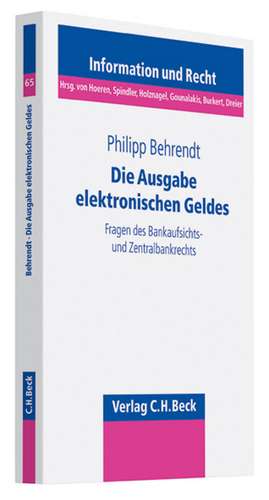 Die Ausgabe elektronischen Geldes de Philipp Behrendt