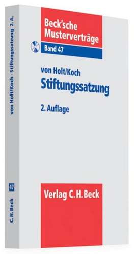 Stiftungssatzung de Thomas von Holt