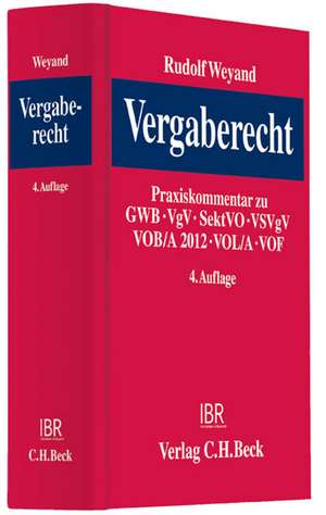 Vergaberecht de Rudolf Weyand