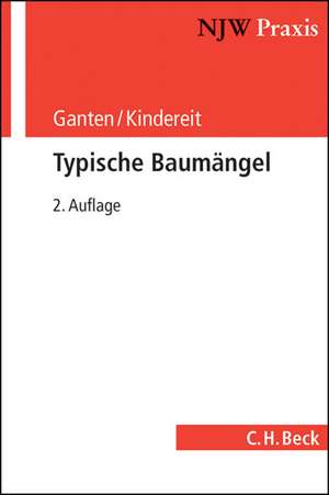 Typische Baumängel de Hans Ganten